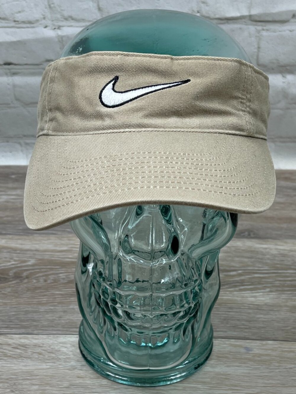 NEW NIKE UNISEX FRONT EMBROIDERED SWOOSH LOGO VELCRO BACK VISOR